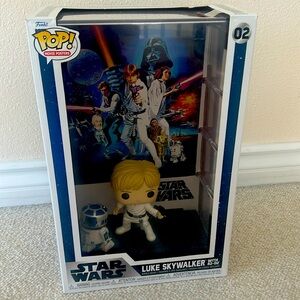 Funko Pop! Movie Posters Luke Skywalker with R2-D2